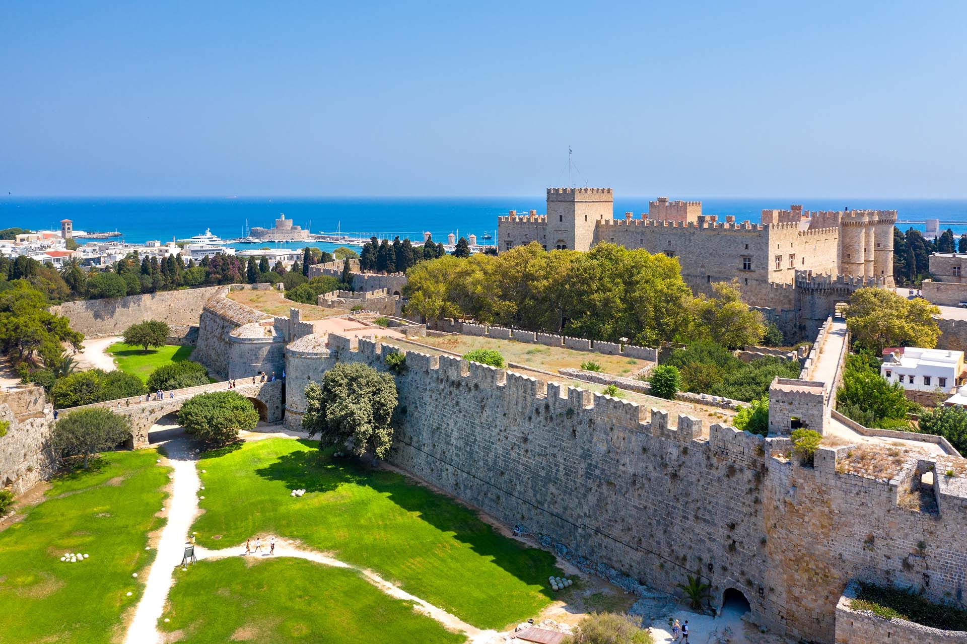 AutoRhodes Car Rental old medieval town walls